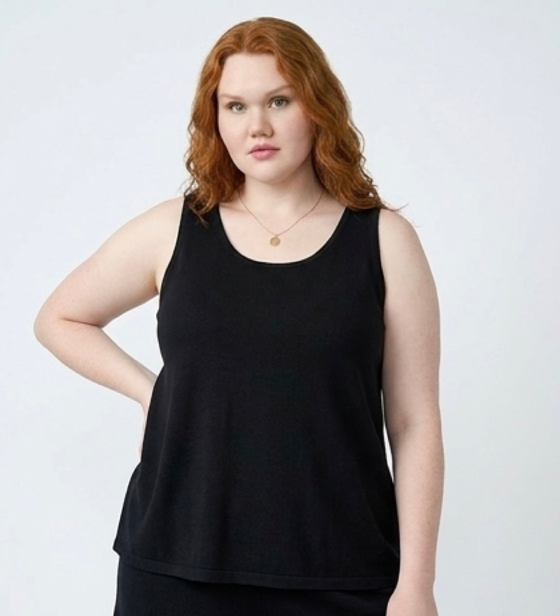 Signature bamboo singlet top